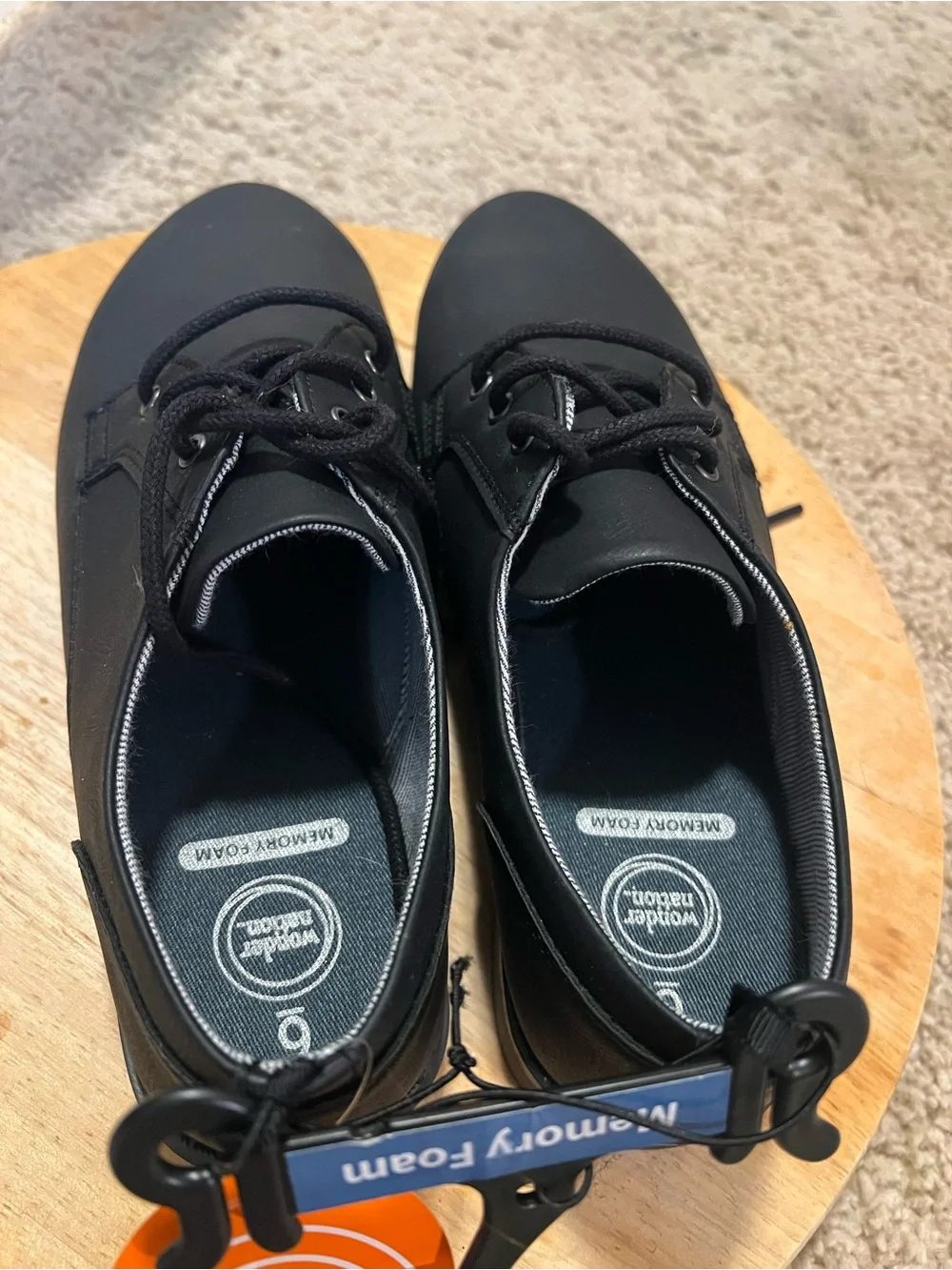 wonder nation Black Men's Derby Lace-Up Shoes